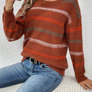 Essnce Sweater De Cuello Redondo Con Rayas