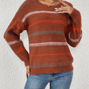 Essnce Sweater De Cuello Redondo Con Rayas