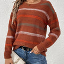 Essnce Sweater De Cuello Redondo Con Rayas