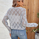 Frenchy Jersey Calado Con Cuello En V Para Mujer