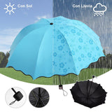 Sombrilla Mágica Cambia Color Agua Protección Filtro UV 034