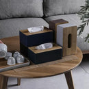 1 Unidad, Caja De Pañuelos Simple, Cubierta De Caja De Pañuelos, Portapañuelos Rectangular De Plástico, Caja De Almacenamiento De Pañuelos, Para Baño, Sala De Estar, Dormitorio, Encimera De Tocador, Decoración Del Hogar, Accesorios De Baño