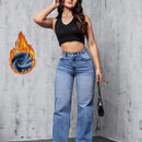 Jeans Rectos Lavados