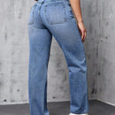 Jeans Rectos Lavados