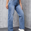 Jeans Rectos Lavados