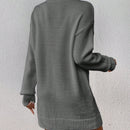 Clasi Jersey Largo De Cuello Alto Y Manga Larga Para Mujer