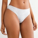 Leisure Ropa Interior De Tanga De Color Solido Para Mujeres