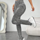 EZwear Pantalones Con Costura Lateral Y Dobladillo Con Abertura