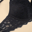 Sosten Push-up De Encaje Floral Con Soporte Lateral