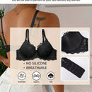 Sosten Push-up De Encaje Floral Con Soporte Lateral