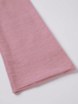 MOD Sueter Ultra Corto Con Cuello Alto Y Dobladillo De Encaje Para Mujer