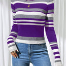Essnce Jersey Delgado Con Bloques De Color Y Rayas