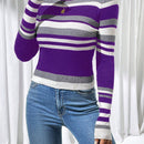 Essnce Jersey Delgado Con Bloques De Color Y Rayas