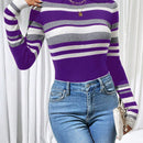 Essnce Jersey Delgado Con Bloques De Color Y Rayas