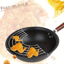 Rejilla Semicircular Versátil de Acero Inoxidable 304 para BBQ, Freír y Cocinar al Vapor - Diseño de Drenaje de Aceite e Isolación