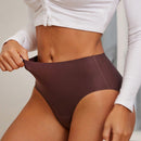 Finetoo set de 5 calzoncillos de mujer de unicolor, comodos y sin costuras