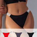 Tanga Brillante Con Correa