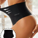 Tanga Con Control De Barriga De Cintura Alta, Sin Costuras, Adhesivo Antideslizante, 1 Pieza Para Mujer