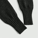ROMWE Goth Jersey De Canale De Punto Con Hombros Descubiertos Y Dobladillo Dividido Para Mujer