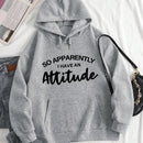 Ezwear sudadera con capucha minimalista con estampado de carta de bolsillo para mujer, uso casual diario