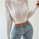 Frenchy Sueter Corto Raglan De Manga Larga