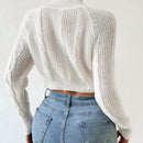 Frenchy Sueter Corto Raglan De Manga Larga