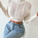 Frenchy Sueter Corto Raglan De Manga Larga