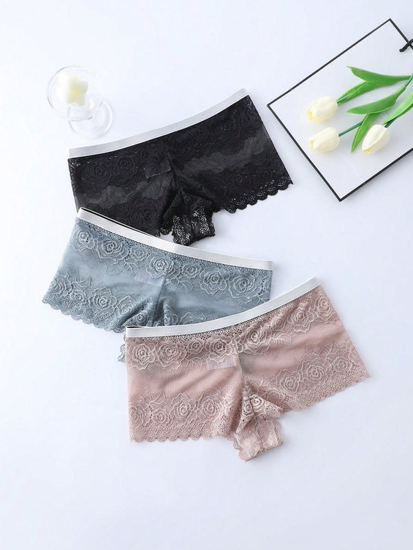 Pantalones Cortos De Encaje Para Mujeres
