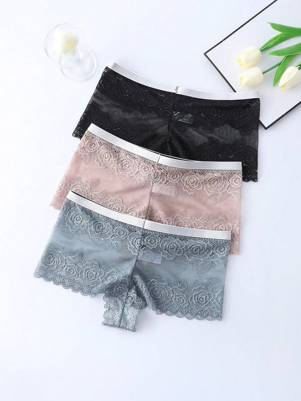 Pantalones Cortos De Encaje Para Mujeres