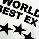 Camiseta De Manga Corta Con Patron De Estrella Para Mujer