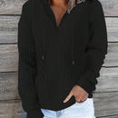 Lune sudadera con capucha texturizada para mujer