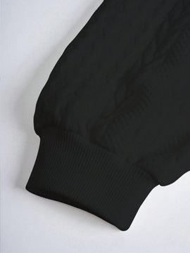 Lune sudadera con capucha texturizada para mujer