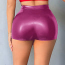 SXY Falda Corta Con Envoltura Y Borde En Negro