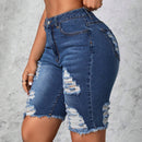 SXY Shorts Vaqueros Slim Lavados