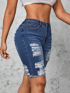 SXY Shorts Vaqueros Slim Lavados