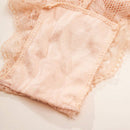Panties sexy T-Back de mujer con Encaje triangulo y lazo en la parte delantera, transpirable sin huellas