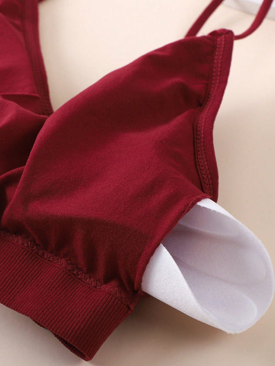 Conjunto de 3 sostenes para mujeres con diseno hermoso en la espalda para uso diario y casual