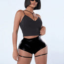 SXY Shorts Ultra Cortos Recubiertos Estilo Callejero De Club Sexy Para Mujeres