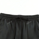 Pantalones cargo de mujer con bolsillo con solapa, cordon y cintura elastica