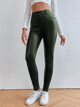 Pantalones Ajustados De Mujer
