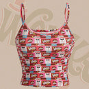 Willy Wonka and the Chocolate Factory  ROMWE Top De Camisola Estampada Completa