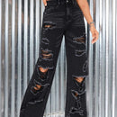 EZwear Jeans De Mujer Sueltos Y Desgastados
