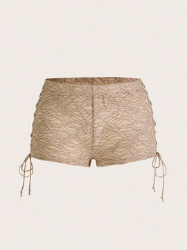 ICON Shorts Con Lazo Cruzado Lateral Texturizado