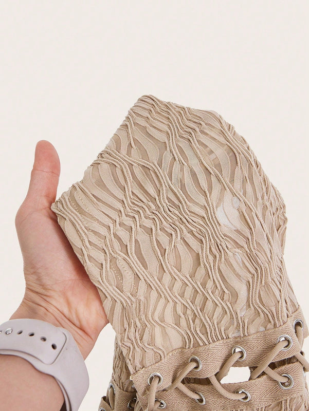 ICON Shorts Con Lazo Cruzado Lateral Texturizado