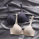 Conjunto De 2 Piezas De Sujetador Solido Y Sujetador Inalambrico Para Mujer