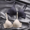 Conjunto De 2 Piezas De Sujetador Solido Y Sujetador Inalambrico Para Mujer