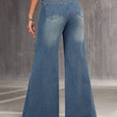 Prive Jeans Acampanados Lavados