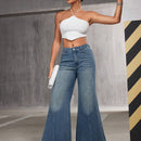 Prive Jeans Acampanados Lavados