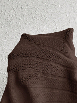 Essnce Sueter De Cuello Alto De Punto Trenzado Para Mujer