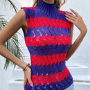 Frenchy Chaleco De Sueter A Rayas Para Mujer
